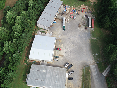 Aerial view of EZCHEM USA's office